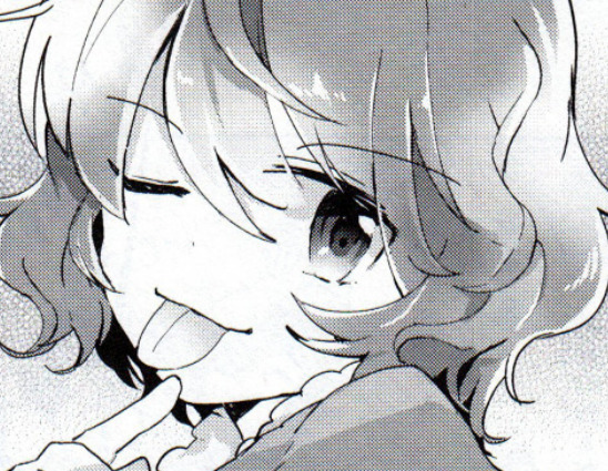 Kogasa from the Touhou series sticking her tongue out :P